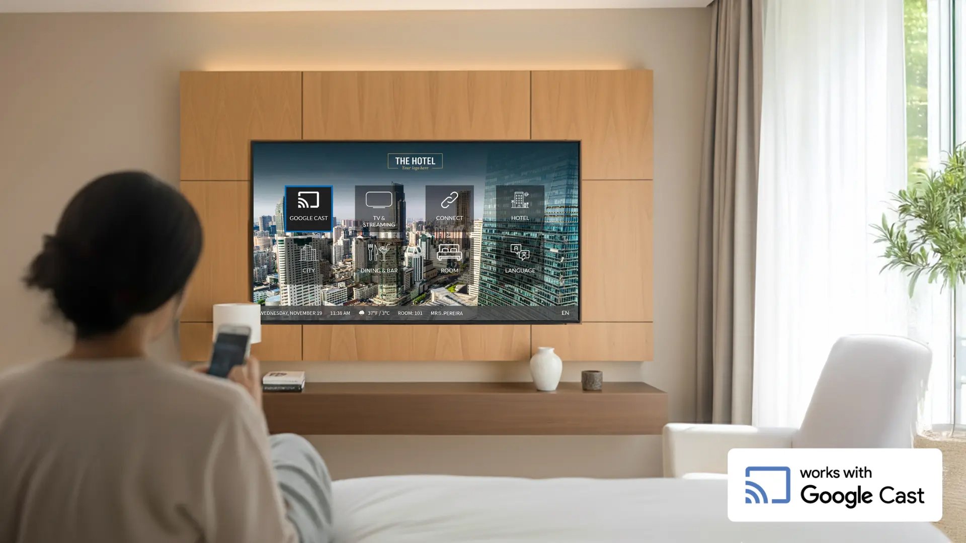 Televes integrates ArantiaCast into Samsung TVs for the Hospitality sector